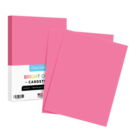 premium colored card stock paper  sheets pack superior thick lb