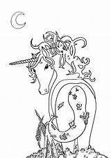 Einhorn Malvorlagen Elfen Feen Kostenlos Licornes Coloriages Coloring Malvorlagengratis sketch template