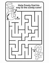 Coloring Maze Christmas Library Clipart Mazes sketch template