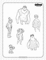 Croods sketch template