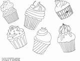 Muffins Muffin Rajz Szinezo sketch template