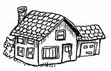 Coloring Pages Houses House Popular Kids sketch template