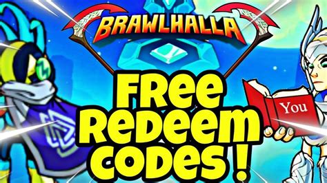 brawlhalla  redeem codes youtube