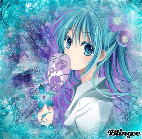 anime blue picture  blingeecom