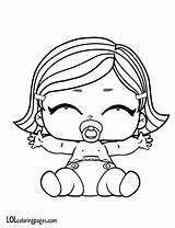 Lol Coloring Baby Dolls Surprise Lil Pages Visit Eyes sketch template