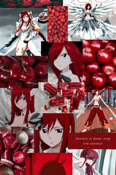 erza scarlet aesthetic hinh anh nhat ban