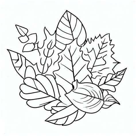 printable fall leaves coloring page  print  color