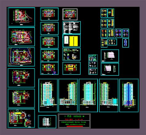 high rise building dwg plan  autocad designs cad