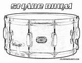 Drum Coloring Snare Drums Percussion Pages Musical Print Instruments Sets Kids Bass These Set Book Yescoloring Choose Board Snares Rocking sketch template
