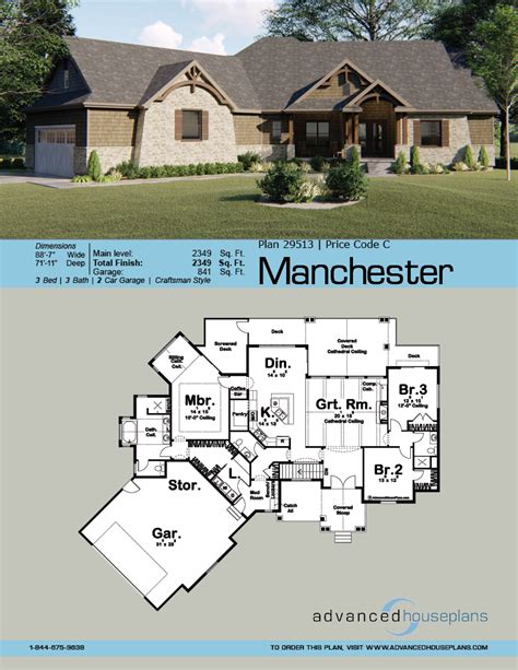 story craftsman house plan manchester craftsman house plan house plans craftsman house
