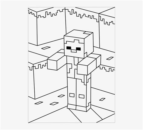 easy minecraft printable coloring pages
