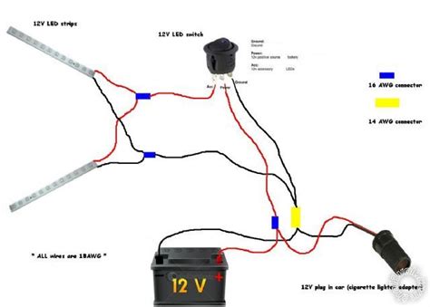 wiring diagram strip lights