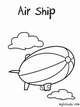 Air Coloring Pages Transportation Colouring Ship Color Ambulance Popular Getcolorings Coloringhome sketch template