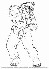 Fighter Ken Street Draw Drawing Sketch Step Tutorial Coloring Pages Drawingtutorials101 Desenho Kids Learn Paintingvalley sketch template