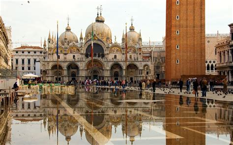 st mark basilica  venice stunning architecture wallpaper