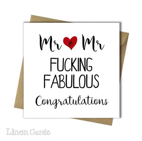 congratulations on your wedding day card gay same sex marriage card