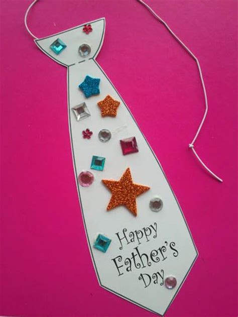 we made these fathers day ties using a simple tie template from
