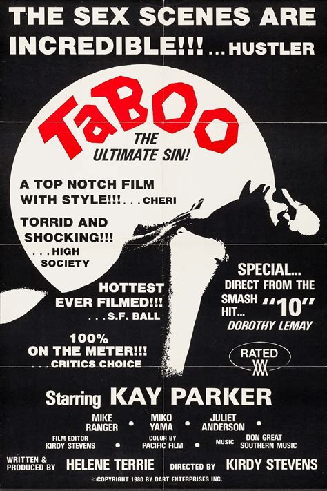 Taboo 1981 Posters — The Movie Database Tmdb