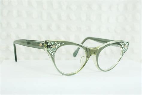 vintage 50s cat eye glasses 1960s womens eyeglasses by diaeyewear