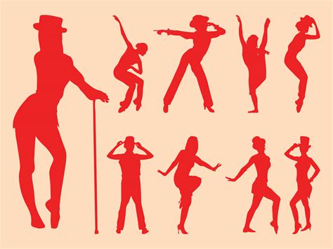 Sexy Dancers Silhouettes Vector Art And Graphics