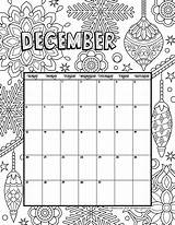 Calendar December Coloring Printable Christmas Kids Woojr Woo Jr Activities Pages Perky Activity 2021 Calender Template Print Choose Board sketch template