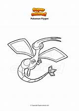 Flygon Colorare Coloriage Gigamax Ausmalbilder Toxtricity Supercolored Disegno Ausmalbild Slowbro sketch template