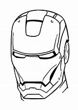 Coloring Pages Mask Iron Kids Man Printable Captain America Drawing sketch template