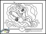 Pony Coloring Little Celestia Princess Pages Unicorn Mlp Birthday Print Color Easter Halloween Cadence Printable Kids Getcolorings Z31 Cute Odd sketch template