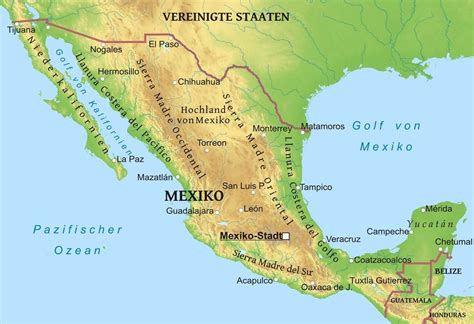 karte von mexiko freeworldmapsnet