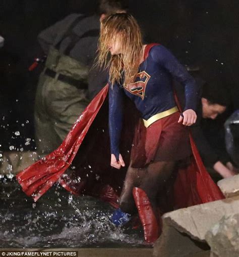 melissa benoist films supergirl versus superman fight