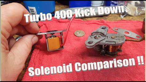 turbo  transmission kickdown solenoid comparison    youtube