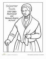 Coloring History Activities Bethune Mcleod Mary sketch template