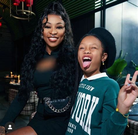 my favourite girl says dj zinhle last her daughter kairo forbes