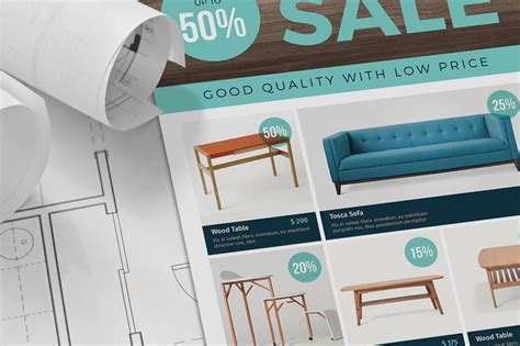 furniture sale flyer by aarleykaiven on envato elements furniture