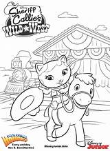 Coloring Sheriff Pages Callie West Wild Colouring Disney Hugglemonster Henry Kids Sheets Junior Callies Sparky Popular Activities Related Choose Board sketch template