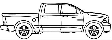 dodge car ram truck coloring pages coloring sky