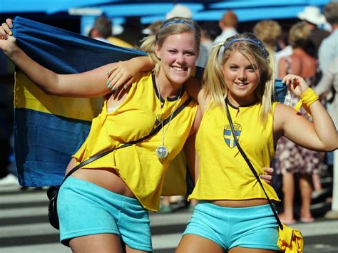 Beautiful Sweden Football Fans Img Abbey