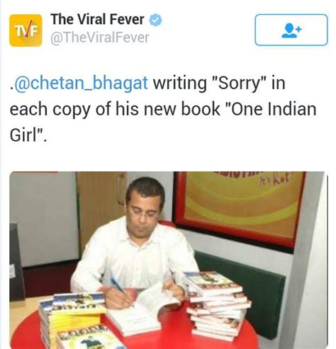 maverick indian chetan bhagat asked twitterati s to send pics of his latest book gets trolled