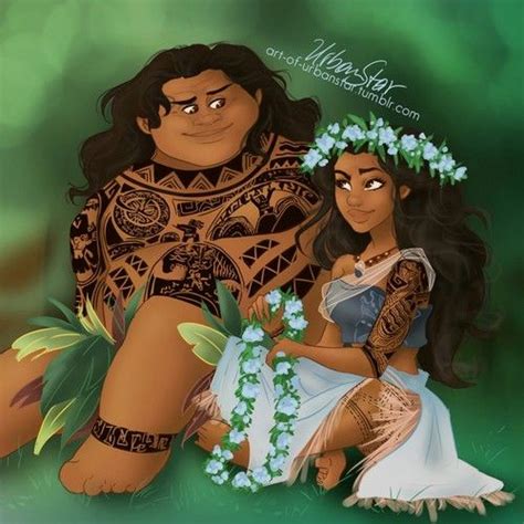 Moana And Maui Disney Princess Moana Disney Moana Art
