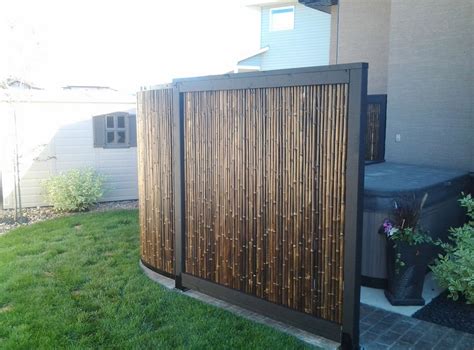 Outdoor Bamboo Privacy Screen Interesting Ideas For Home