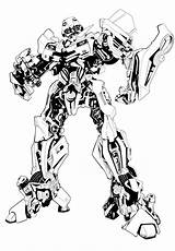 Bumblebee Bumble Transformer Imagixs Coloringtop sketch template