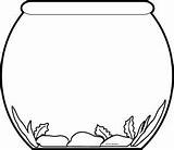 Fish Bowl Template Fishbowl Clip Craft Clipart Crafts sketch template