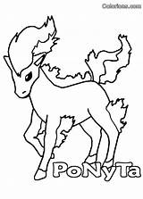 Ponyta Coloriage Dessin Colorier Kleurplaat Imprimer Dibujar Pinstake Robotboy Imprimé sketch template