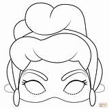 Coloring Mask Pages Cinderella Printable Supercoloring Drawing sketch template