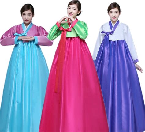 New Design Women Elegant Korean Hanbok Traditional Costume Minority