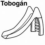 Toboganes Tobogan Juegos Julio Disfrute Pretende Motivo Compartan sketch template