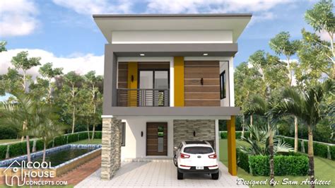 storey house plan   bedrooms  car garage cool house concepts