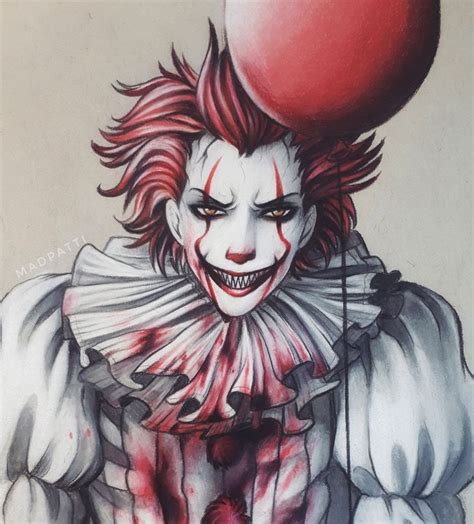 My Version Of Pennywise From “it” A Past Pinner S Drawing