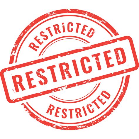 restricted rubber stamp  png