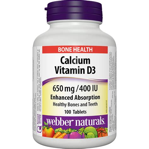 webber naturals calcium vitamin  mgius north american
